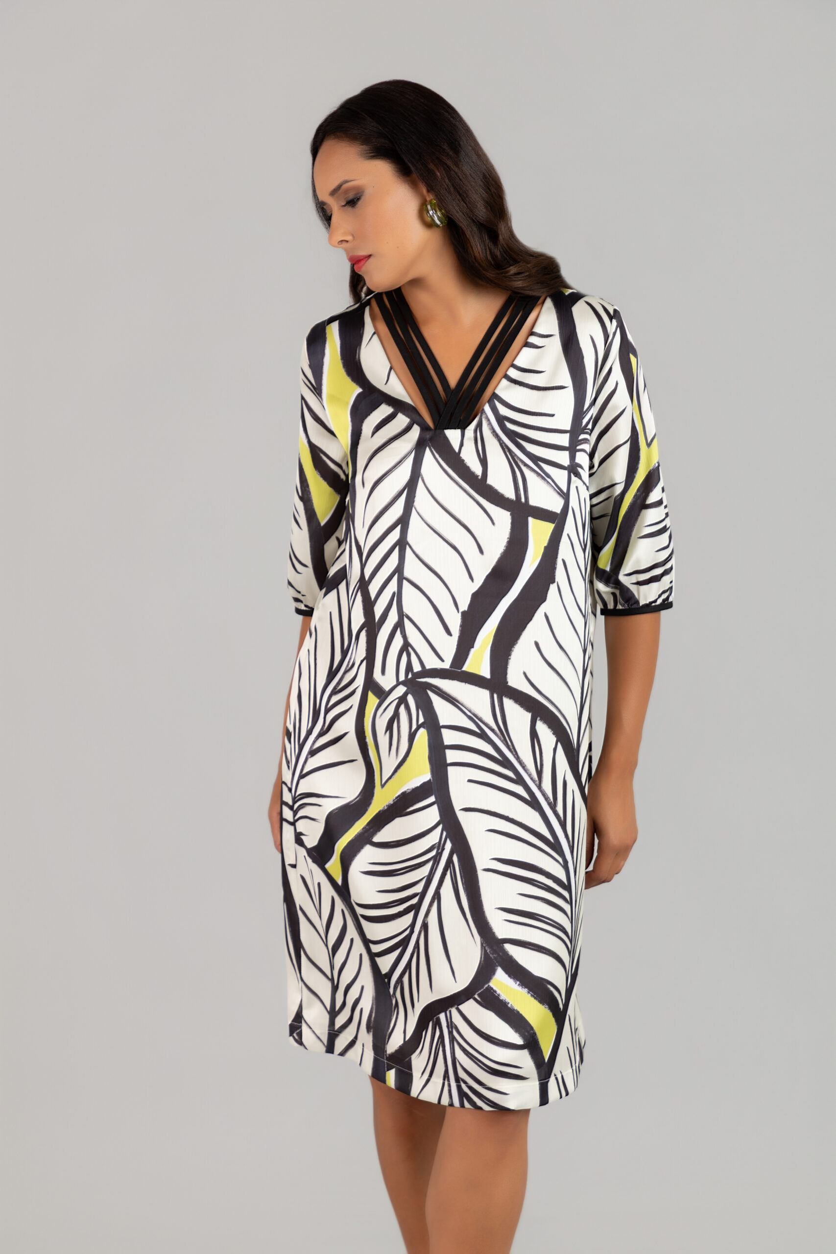 VESTIDO MIDI ESTAMPADO
