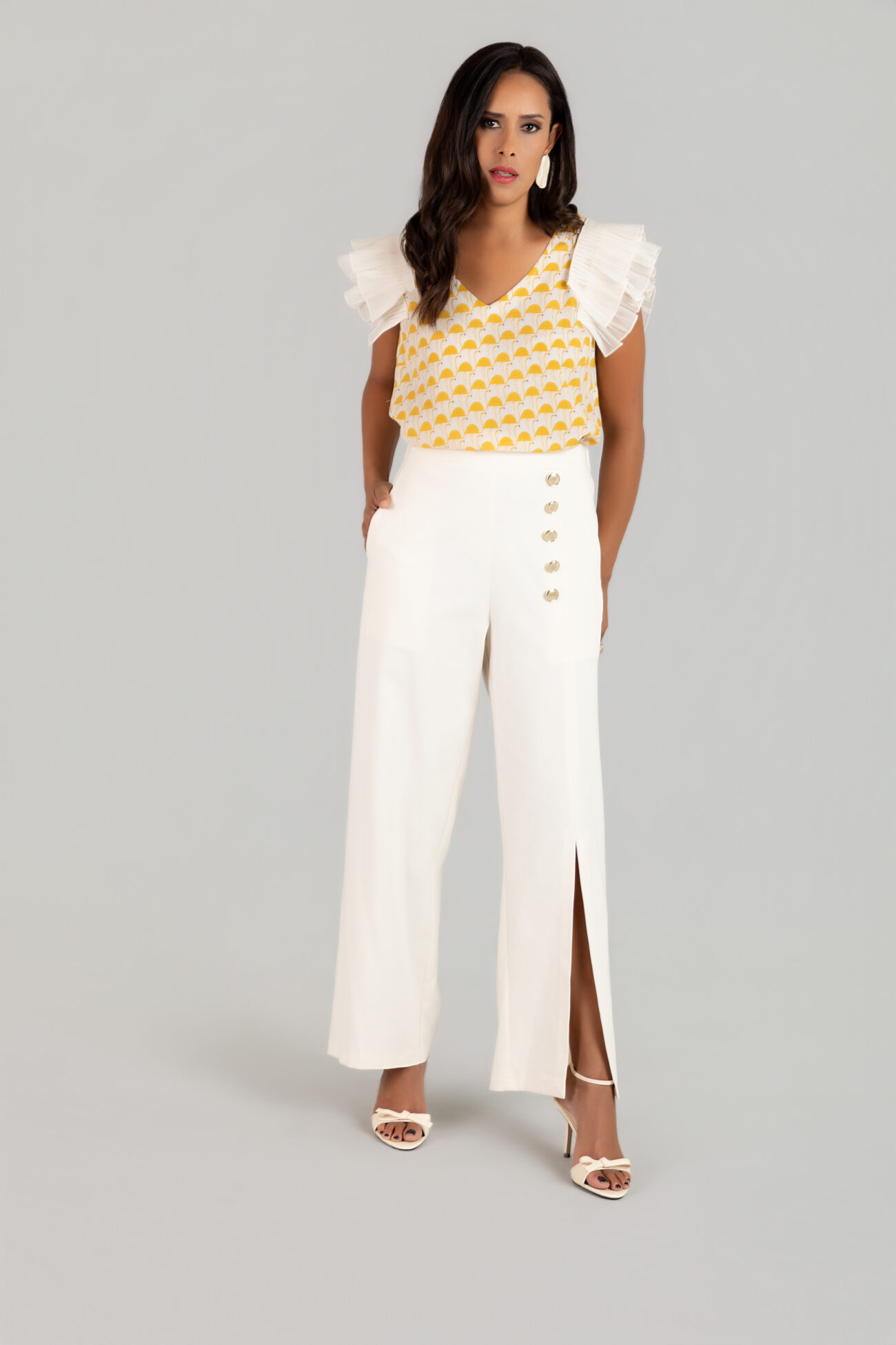 BipBip - Moda española y tienda de ropa para mujer TOP TEJIDO ESTAMPADO VISCOSA