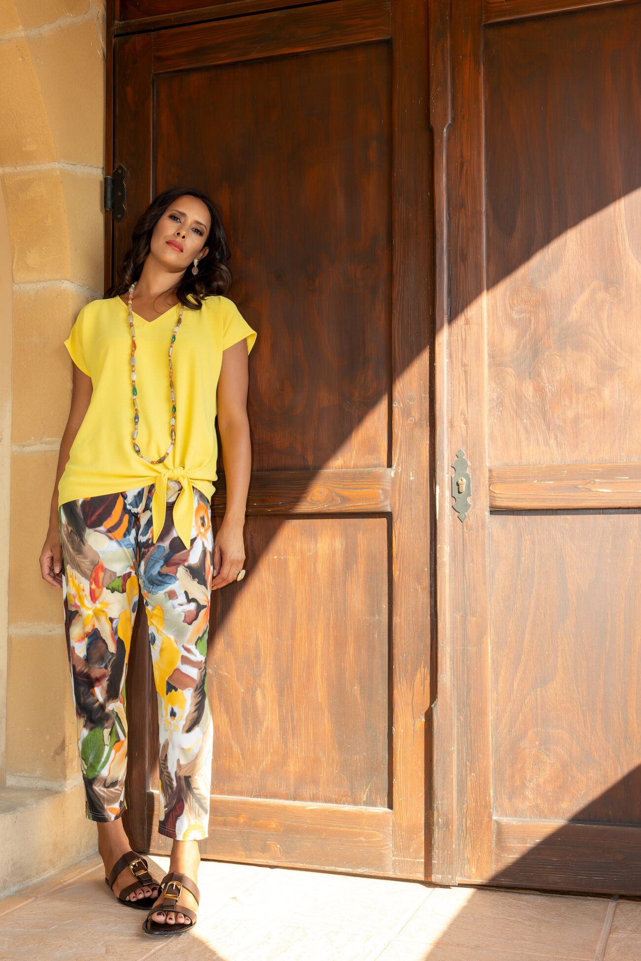 BipBip - Moda española y tienda de ropa para mujer PANTALÓN RECTO PUNTO VISCOSA ESTAMPADO