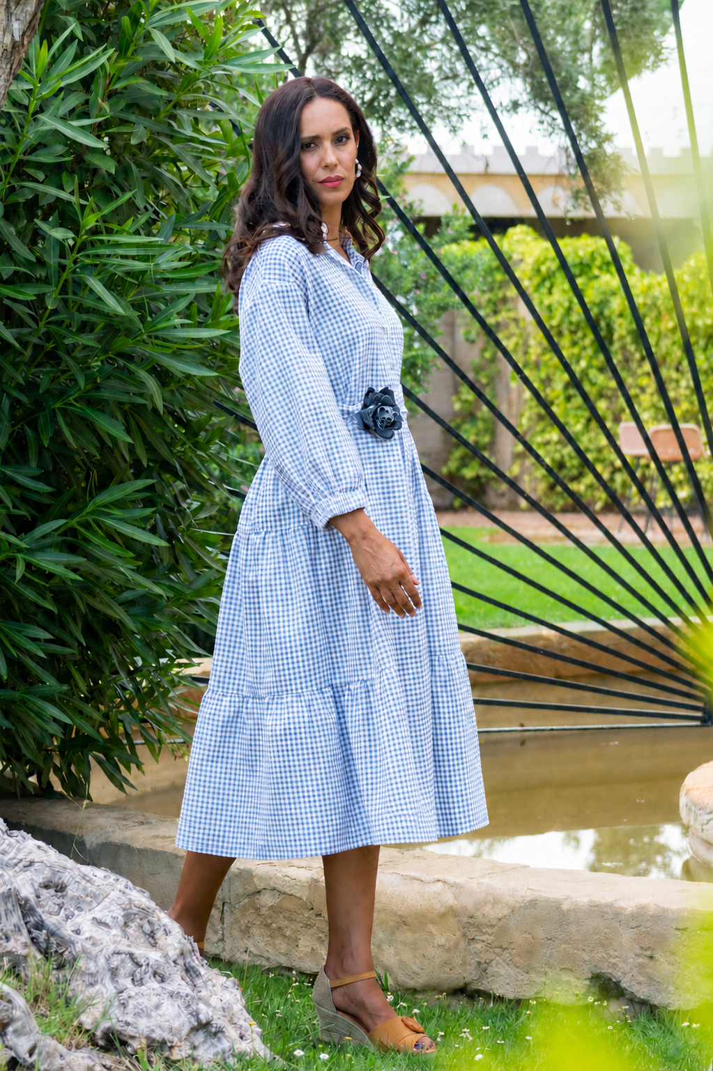 VESTIDO CAMISERO CUADRITOS VICHY